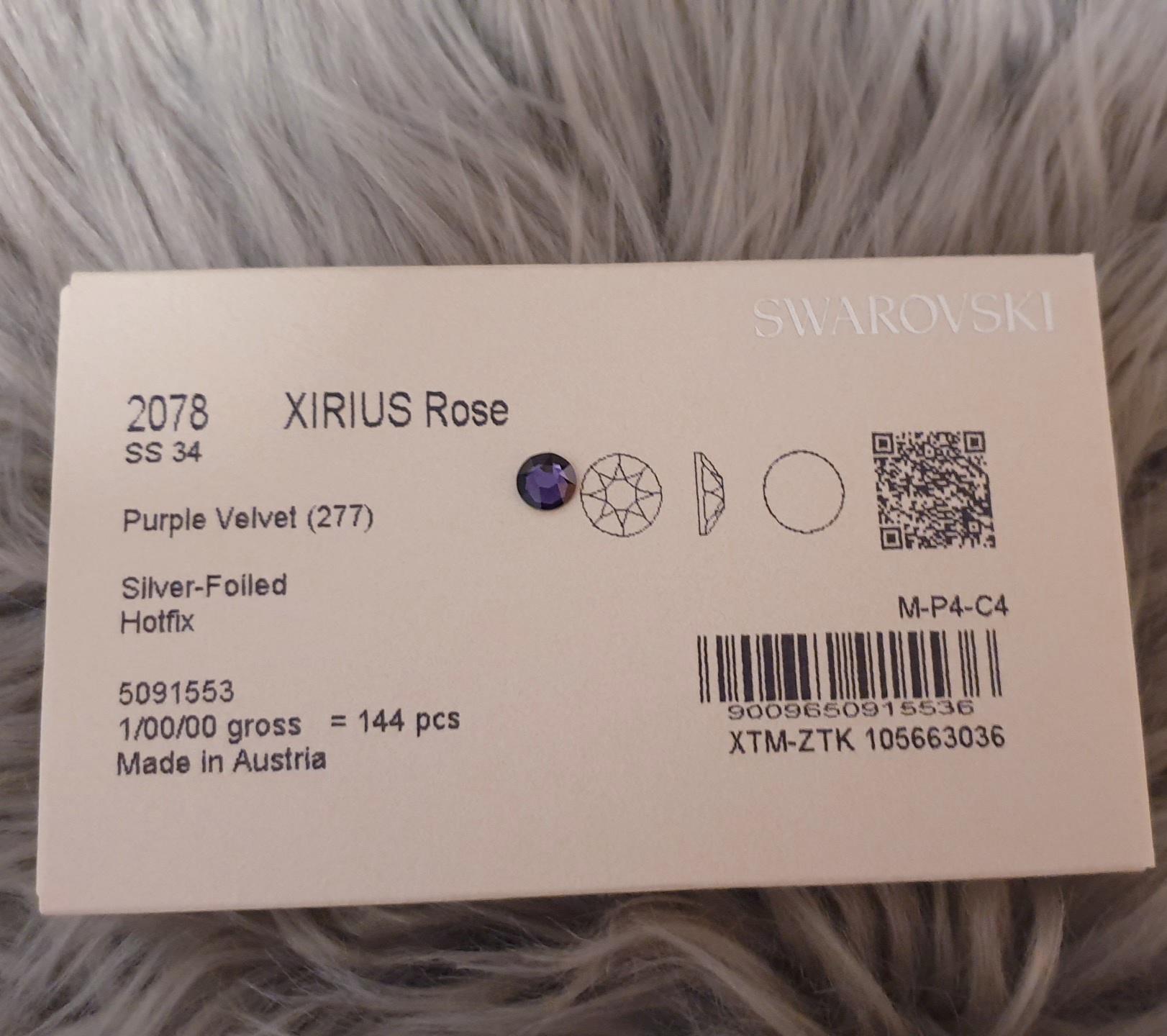Strass SYLEO hotfix coloris purple velvet